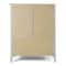 Alaterre Furniture Simplicity 48"H Wood 3-Shelf Bookcase, Dove Gray AJSP0580 - alternate 2